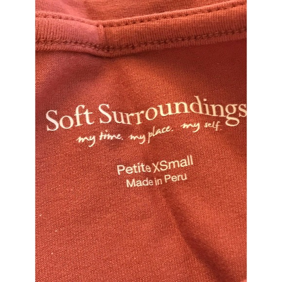 New SOFT SURROUNDINGS Indian Rose Beckett Top - Picture 4 of 4